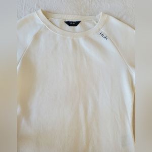Huk Women's Folly Sweatshirt Ivory Size S